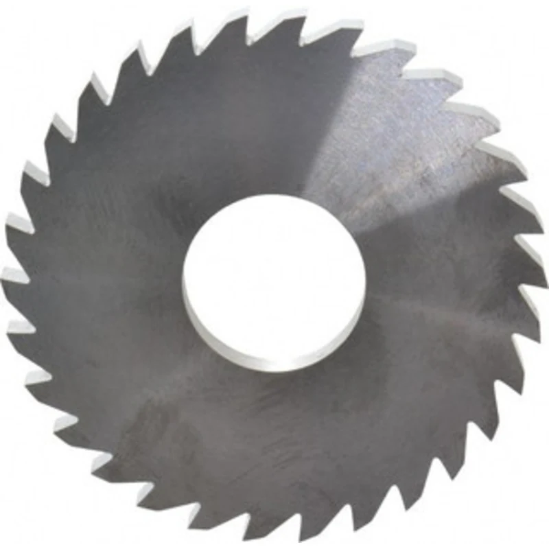 RobbJack 3 x 1/4, 1 Arbor, 30-Tooth Solid Carbide Slitting & Slotting Saw Uncoated, RH Cut, Straight Teeth, Concave G...